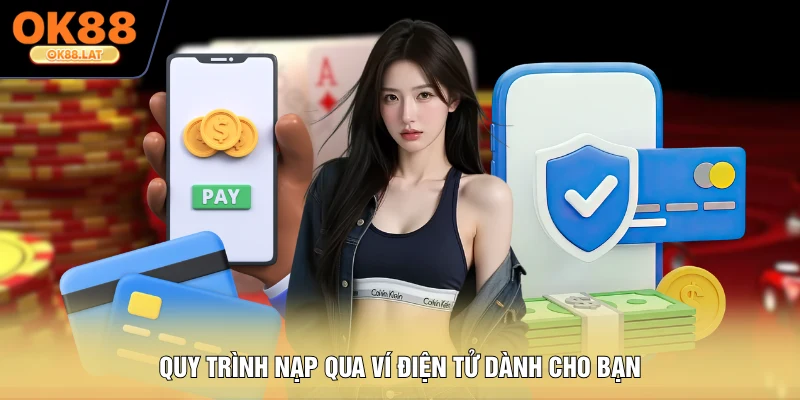 Quy trình nạp qua ví điện tử dành cho bạn